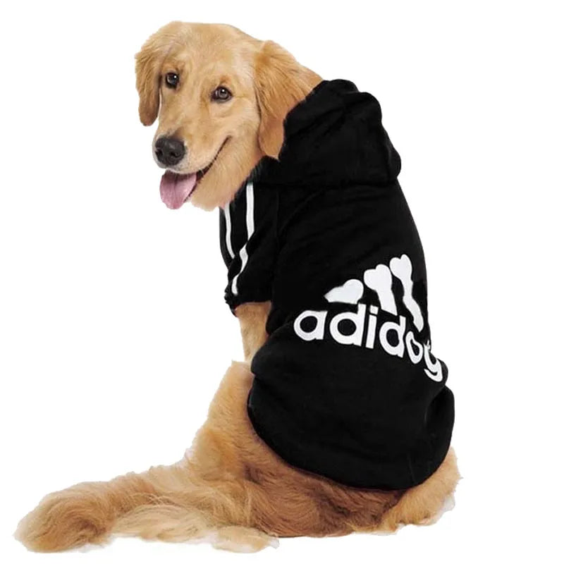 Winter Dog Clothes Adidog Sport Hoodies Sweatshirts Warm Coat Clothing for Small Medium Large Dogs Big Dogs Cat Pets Puppy Outfi