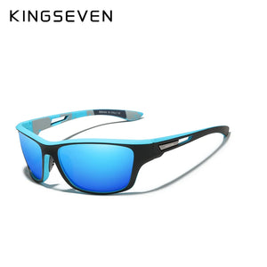 KINGSEVEN Ultralight Frame Polarized Sunglasses Sports Style Travel UV Goggles