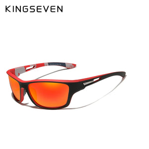 KINGSEVEN Ultralight Frame Polarized Sunglasses Sports Style Travel UV Goggles