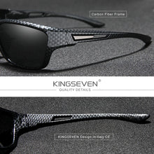 Load image into Gallery viewer, KINGSEVEN Ultralight Frame Polarized Sunglasses Sports Style Travel UV Goggles