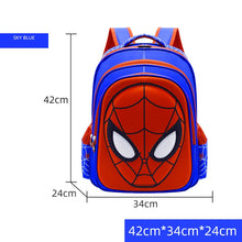 Load image into Gallery viewer, Disney Spiderman School Bag Pencil Case Captain America Children Cute Anime Figure Backpack Boys Primary Kids Kindergarten Gift