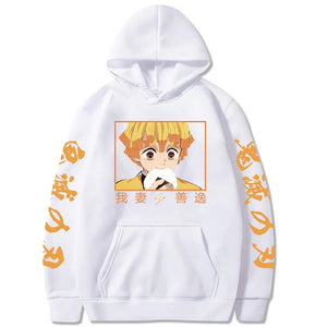 Harajuku Demon Slayer Plus Size Hoodie Kamado Nezuko Graphic Print