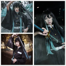 Load image into Gallery viewer, Tokitou Muichirou Cosplay Costume Anime Demon Slayer Cosplay Kimetsu No Yaiba Kisatsutai Uniform Wig Halloween Party Cloth