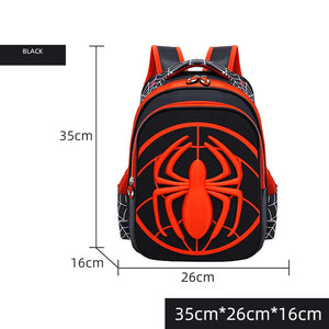 Disney Spiderman School Bag Pencil Case Captain America Children Cute Anime Figure Backpack Boys Primary Kids Kindergarten Gift