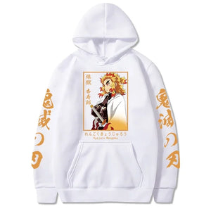 Harajuku Demon Slayer Plus Size Hoodie Kamado Nezuko Graphic Print