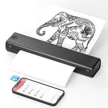 Load image into Gallery viewer, A4 Portable Thermal Printer,Supports 8.26&quot;x11.69&quot; A4 Thermal Paper,Wireless Mobile Travel Printers for Car &amp; Office