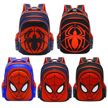 Load image into Gallery viewer, Disney Spiderman School Bag Pencil Case Captain America Children Cute Anime Figure Backpack Boys Primary Kids Kindergarten Gift