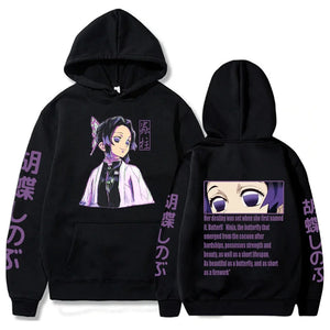 Harajuku Demon Slayer Plus Size Hoodie Kamado Nezuko Graphic Print