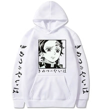 Load image into Gallery viewer, Harajuku Demon Slayer Plus Size Hoodie Kamado Nezuko Graphic Print