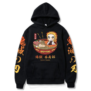 Harajuku Demon Slayer Plus Size Hoodie Kamado Nezuko Graphic Print