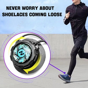 1Pair Automatic Shoelaces Without ties Swivel Buckle Elastic Laces Sneakers Adult Kids Thick Round Shoelace No Tie Shoe laces