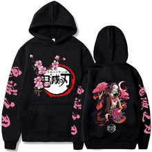 Load image into Gallery viewer, Harajuku Demon Slayer Plus Size Hoodie Kamado Nezuko Graphic Print