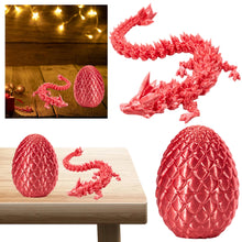 Load image into Gallery viewer, 3D Printed Dragon Egg and Dragon Set