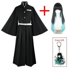 Load image into Gallery viewer, Tokitou Muichirou Cosplay Costume Anime Demon Slayer Cosplay Kimetsu No Yaiba Kisatsutai Uniform Wig Halloween Party Cloth