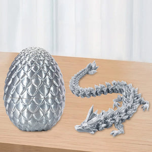 3D Printed Dragon Egg and Dragon Set