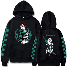 Load image into Gallery viewer, Harajuku Demon Slayer Plus Size Hoodie Kamado Nezuko Graphic Print