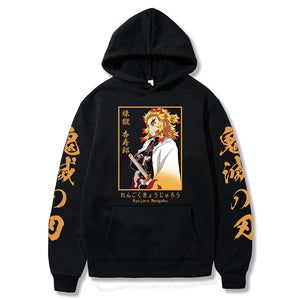 Harajuku Demon Slayer Plus Size Hoodie Kamado Nezuko Graphic Print