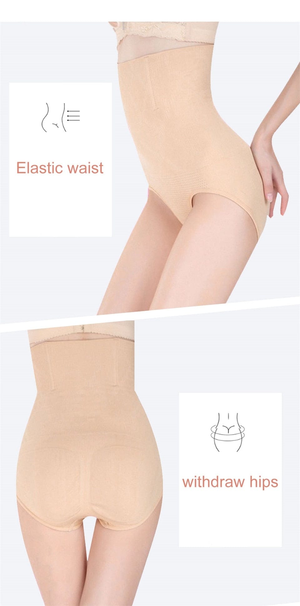 Buy Shapewear Women High Waist Panties 360 Seamless Body Slim